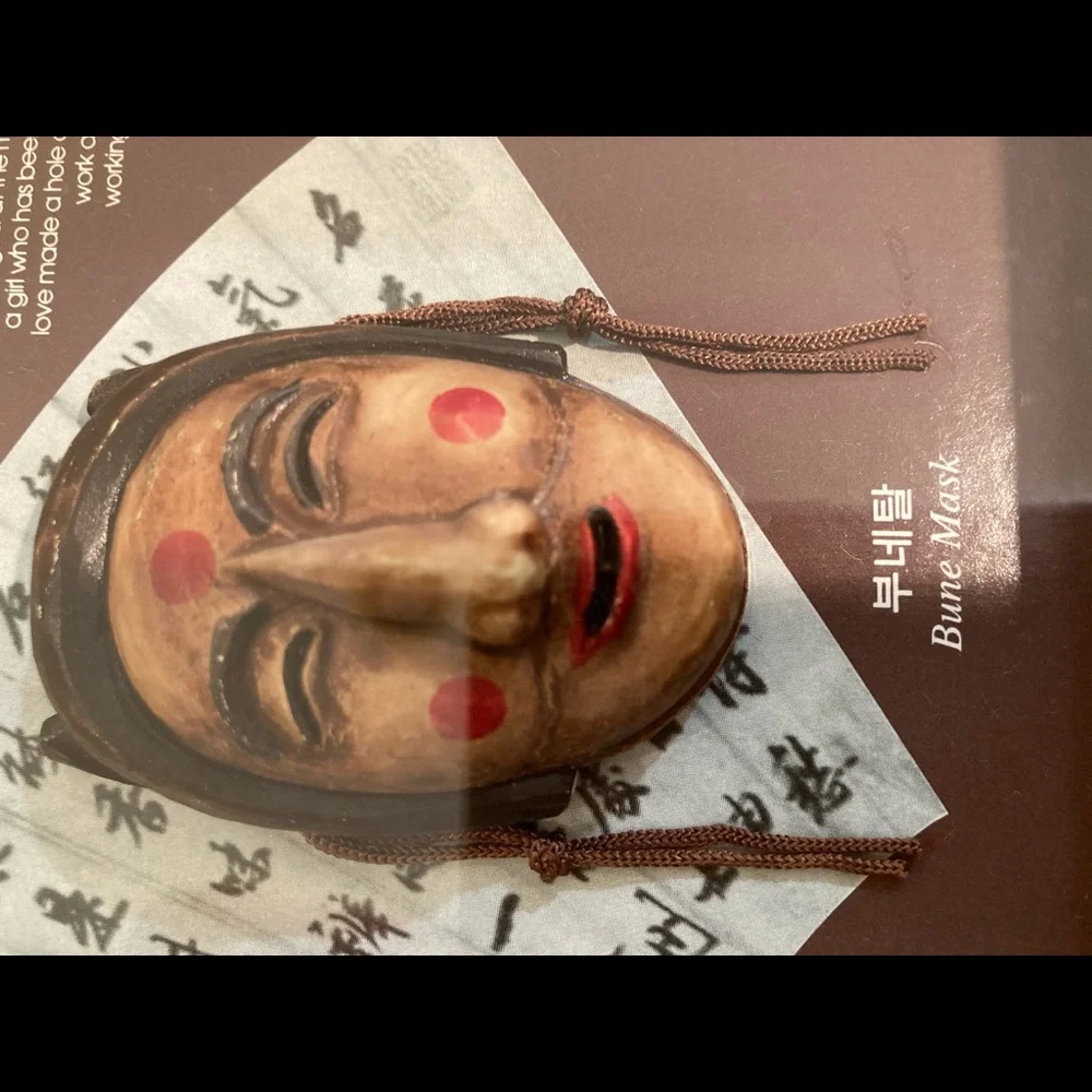 Korean Traditional Mask Shadow Box-offers …